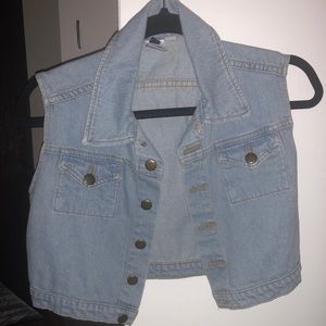 AMERICAN APPAREL SZ XS DENIM VEST